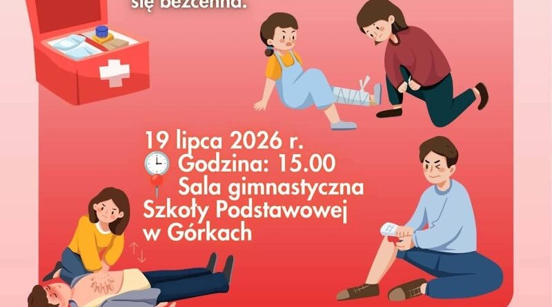 Młodzi strażacy z Woli Góreckiej zapraszają na warsztaty z pierwszej pomocy i charytatywną zbiórkę karmy