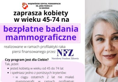 Bezpłatna mammografia w Krośnie. Szpital zaprasza kobiety na badania profilaktyczne