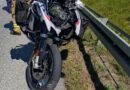 Motocyklista przewrócił się na łuku drogi w Jasienicy Rosielnej