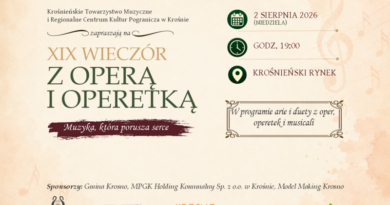 XIX Wieczór z operą i operetką już 2 sierpnia. Rynek w Krośnie wypełni się muzyką