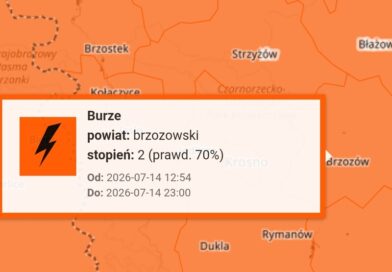 Alert pogodowy dla Podkarpacia. Burze z ulewami, silnym wiatrem i gradem Alert pogodowy dla Podkarpacia. Burze z ulewami, silnym wiatrem i gradem