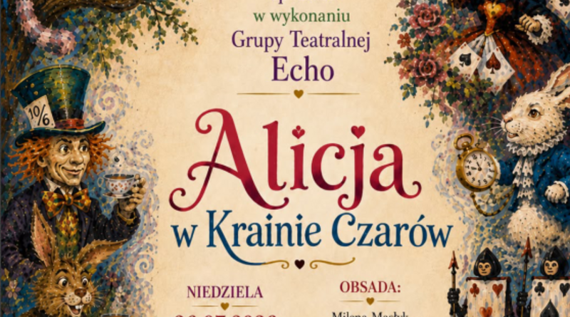 „Alicja w Krainie Czarów” na scenie w Jasienicy Rosielnej
