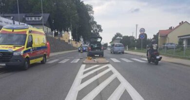Źle się poczuł za kierownicą. Skoda uderzyła w wyspę w Starej Wsi