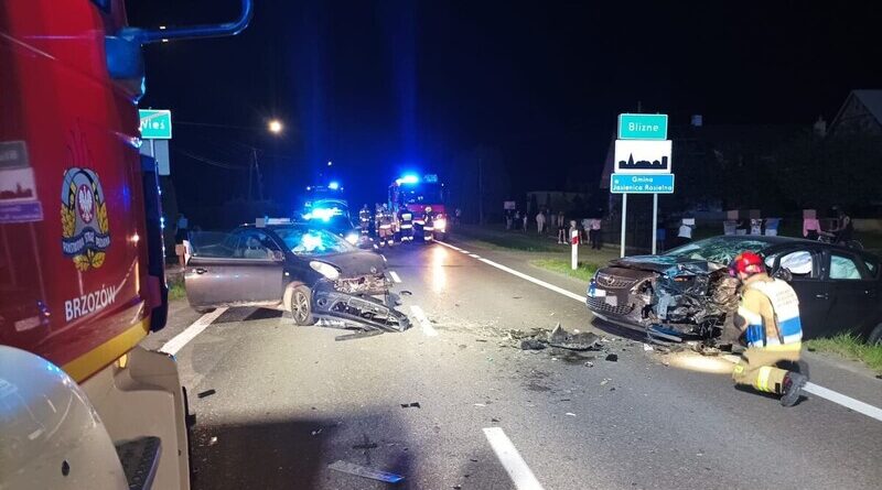 Wypadek w Starej Wsi. 45-latek miał blisko 2 promile