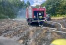 Pożar nieużytków rolnych w Górkach. Strażacy szybko opanowali ogień