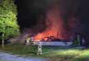 Pożar sanockiego skansenu. Spłonęły zabytkowe obiekty, w tym XVII-wieczny kościół