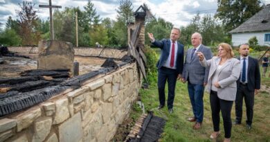 Sanocki skansen po pożarze. Będzie próba odtworzenia spalonego kościoła