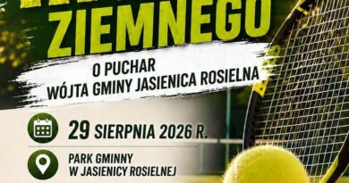 III Turniej Tenisa Ziemnego o Puchar Wójta Gminy Jasienica Rosielna