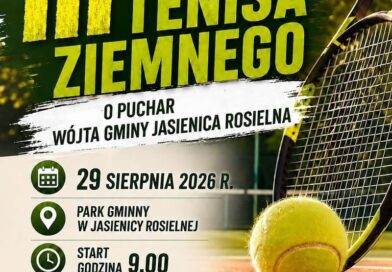 III Turniej Tenisa Ziemnego o Puchar Wójta Gminy Jasienica Rosielna