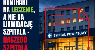 „Kontrakt na leczenie, nie na likwidację szpitala”. Brzozowski szpital przyłącza się do apelu