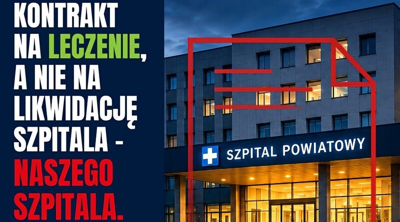 „Kontrakt na leczenie, nie na likwidację szpitala”. Brzozowski szpital przyłącza się do apelu