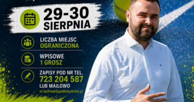 Turniej Tenisa Ziemnego o puchar Mateusza Lechwara – radnego Sejmiku woj. Podkarpackiego