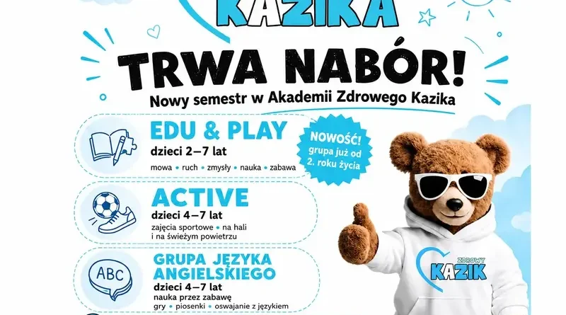 Trwa nabór do Akademii Zdrowego Kazika w Bliznem!