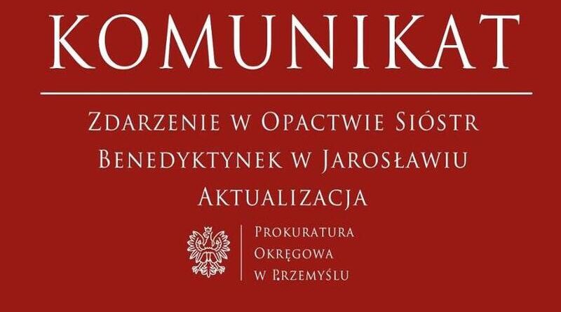 Zarzut zabójstwa i usiłowania zabójstwa. Nowe informacje po tragedii w jarosławskim opactwie