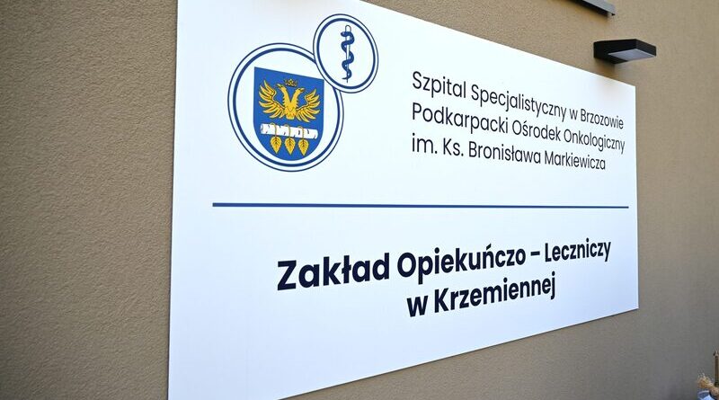 Zakład Opiekuńczo-Leczniczy w Krzemiennej otwarty. Pierwsi pacjenci już niebawem
