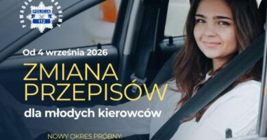 Nowe przepisy już obowiązują. Młodzi kierowcy muszą uważać – okres próbny wszedł w życie 4 września Nowe przepisy już obowiązują. Młodzi kierowcy muszą uważać – okres próbny wszedł w życie 4 września
