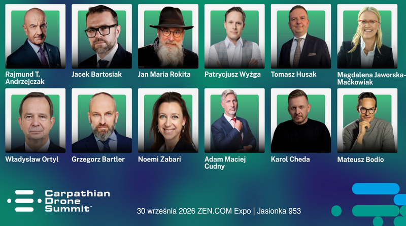 Podkarpacie stawia na drony. Rzeszów i Stalowa Wola gospodarzami Carpathian Drone Summit