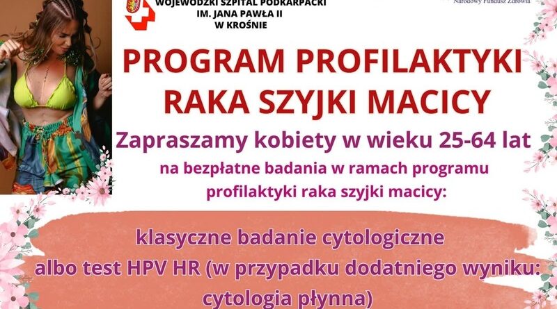 Masz 25–64 lata? Możesz skorzystać z bezpłatnych badań w Krośnie
