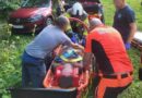 Rowerzysta stracił przytomność w lesie. Strażacy dotarli do niego quadem