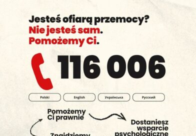 116 006 – bezpłatna pomoc dla osób pokrzywdzonych przestępstwem