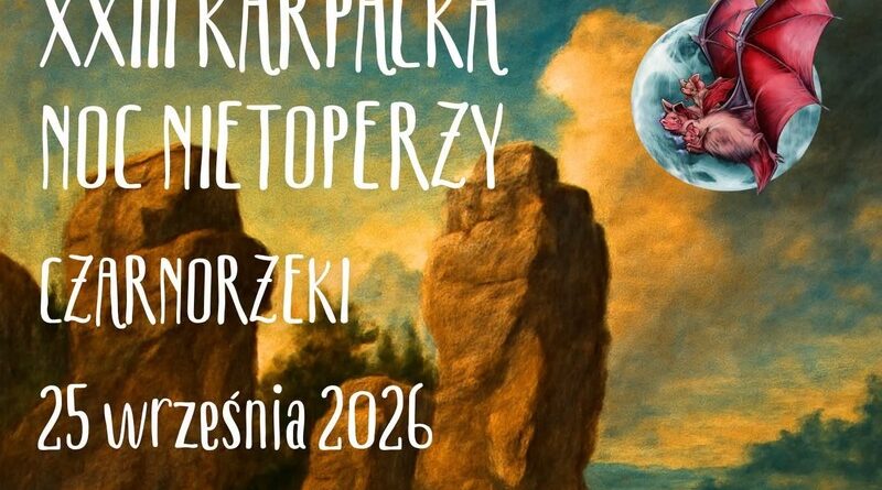 Śladami nietoperzy w Czarnorzekach. Wyjątkowe wydarzenie już 25 września