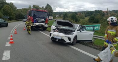 Zderzenie MG ze Scanią na DK19 w Domaradzu. Nikt nie ucierpiał