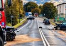 Dwa zdarzenia na DK28 w Rymanowie. Najpierw jeleń, chwilę później zderzenie pięciu aut