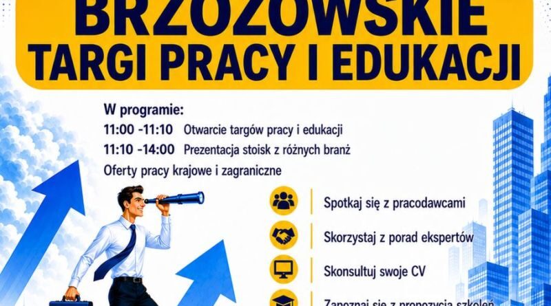 Brzozowskie Targi Pracy i Edukacji już 15 września