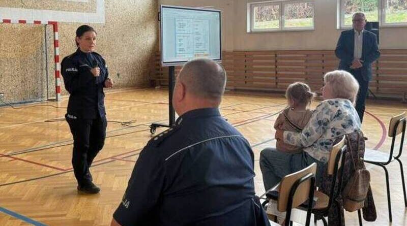 Policjanci z Brzozowa uczyli, jak reagować w sytuacji zagrożenia. Przypomnieli zasadę 4U