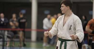 Sanocki policjant na podium Pucharu Polski w karate Kyokushin