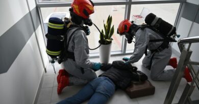 Podejrzana substancja i ewakuacja urzędów. Duże ćwiczenia w Brzozowie