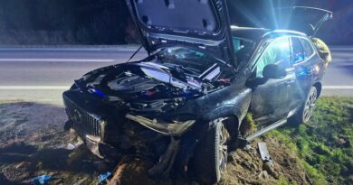 Wypadek w Tylawie. Strażacy interweniowali nad ranem