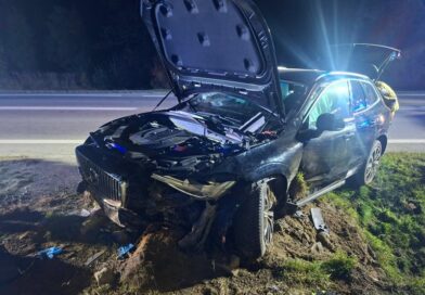 Wypadek w Tylawie. Strażacy interweniowali nad ranem