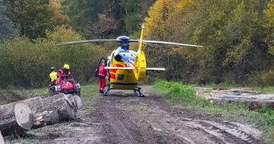 Pracowity weekend ratowników GOPR Bieszczady. Wśród interwencji wypadek podczas prac leśnych