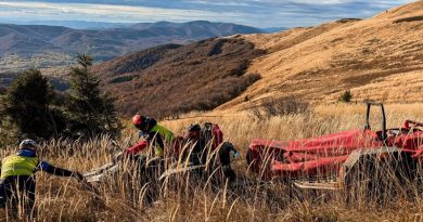 Intensywny tydzień ratowników GOPR Bieszczady. Wypadki, ewakuacje i poszukiwania