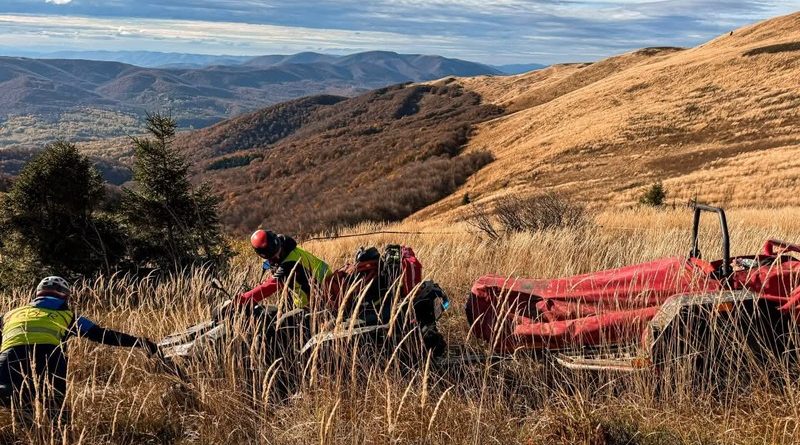 Intensywny tydzień ratowników GOPR Bieszczady. Wypadki, ewakuacje i poszukiwania