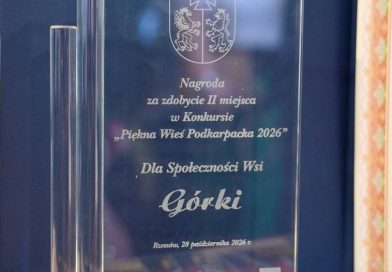 Górki na drugim miejscu w konkursie „Piękna Wieś Podkarpacka 2026”