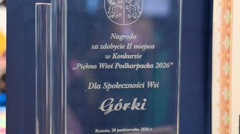Górki na drugim miejscu w konkursie „Piękna Wieś Podkarpacka 2026”