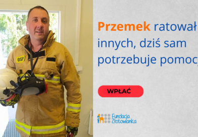 Strażak z Rymanowa potrzebuje pomocy. Przemek walczy o powrót do zdrowia