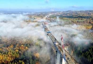 Rekordowa estakada na Podkarpaciu. Betonowanie pierwszej konstrukcji na S19 zakończone